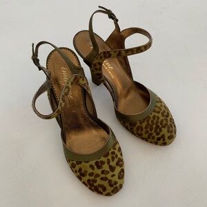 Vince Camuto calf hair and satin pumps